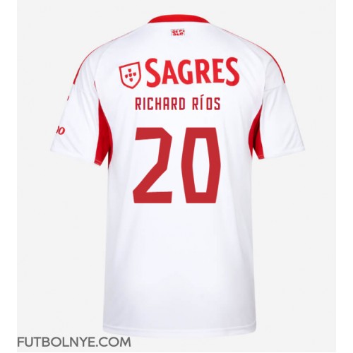 Camiseta Benfica Richard Rios #20 Tercera Equipación 2025-26 manga corta